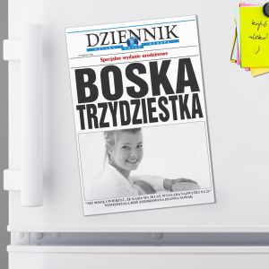 Magnes ze zdjciem DZIENNIK upominek na 30 urodziny