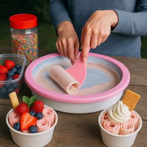 Maszyna do lod�w tajskich PREZENT DLA MI�O�NIKA S�ODYCZY urz�dzenie do robienia lod�w