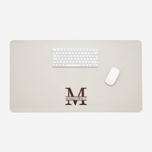 Podkadka pod klawiatur i myszk MONOGRAM beowa dua podkadka na biurko podkadka na biurko dua
