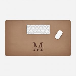 Podkadka pod klawiatur i myszk MONOGRAM brzowa podkadka pod myszk i klawiatur