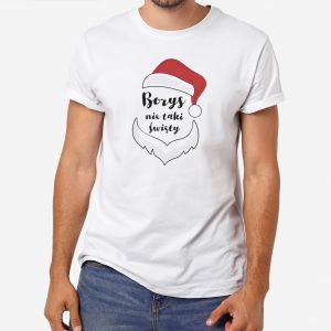 Mska koszulka na Mikoajki NIE TAKI WITY - XL
