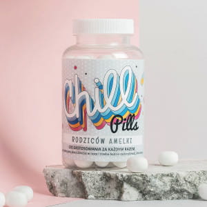 Mitwki personalizowane CHILL PILLS UPOMINEK DLA WIEO UPIECZONYCH RODZICW