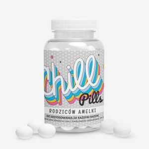 Mitwki personalizowane CHILL PILLS UPOMINEK DLA WIEO UPIECZONYCH RODZICW