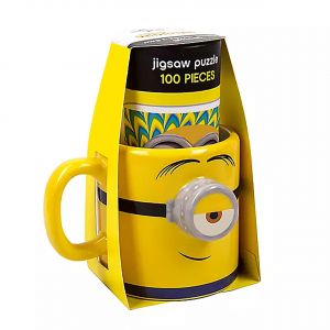 Gadety MINIONKI kubek i puzzle