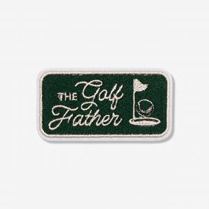 Naszywka GOLF FATHER upominek dla golfisty naszywka z napisem dodatek do prezentu naszywka z nadrukiem