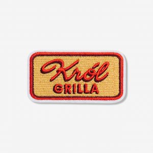 Naszywka KR�L GRILLA upominek dla mi�o�nika grillowania