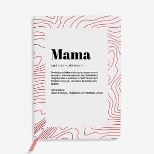 Personalizowany notes DEFINICJA prezent z okazji Dnia Mamy prezent na dzie matki notes na prezent