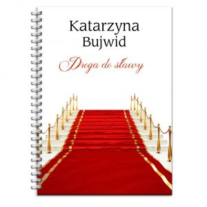 Notatnik personalizowany B5 DROGA DO SAWY prezent dla aktorki