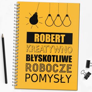 Notatnik personalizowany B5 POMYS�Y prezent dla kolegi z pracy