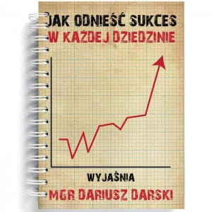 Notatnik personalizowany B5 WYKRES SUKCESU prezent dla pracownikw