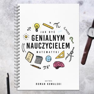 Notatnik personalizowany GENIALNY prezent dla nauczyciela matematyki