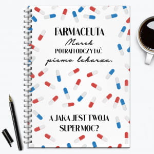 Personalizowany notatnik PREZENT DLA MAGISTRA FARMACJI