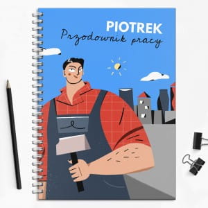 Notatnik personalizowany PRZODOWNIK prezent dla pracownika