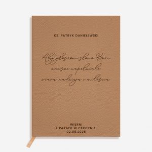 Notatnik PREZENT DLA KSIDZA z grawerem notatnik personalizowany prezent dla proboszcza