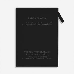 Notatnik z grawerem PREZENT DLA RADCY PRAWNEGO prezent dla prawnika notes z grawerem personalizowany notatnik