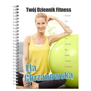 Notatnik ze zdjciem B5 DZIENNIK FITNESS prezent dla dietetyka