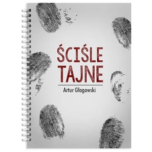 Notatnik personalizowany B5 ODCISKI prezent dla ma policjanta