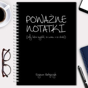 Notatnik personalizowany B5 POWANE NOTATKI prezent na Dzie Chopaka