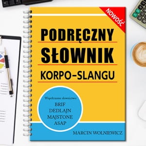 Notatnik personalizowany B5 SOWNIK KORPO-SLANGU drobny prezent dla koleanki z pracy