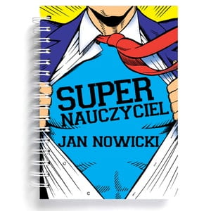 Notatnik personalizowany SUPER NAUCZYCIEL