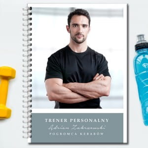 Notatnik personalizowany B5 TRENER prezent dla trenera personalnego