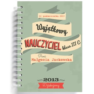Notes dla nauczyciela WYJTKOWY NAUCZYCIEL notatnik dla nauczyciela prezent na Dzie Nauczyciela