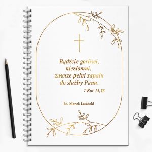 Notes DLA KSIDZA z uszlachetnieniem prezent dla ksidza praktyczny prezent dla ksidza