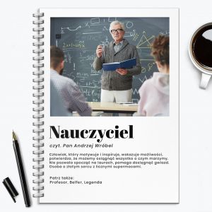 Personalizowany notatnik dla nauczyciela ZE ZDJCIEM