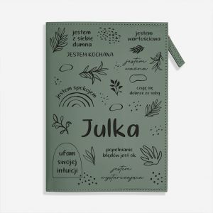 Notes na zamek SELF LOVE prezent dla nastolatki notes personalizowany prezent dla 13 latki