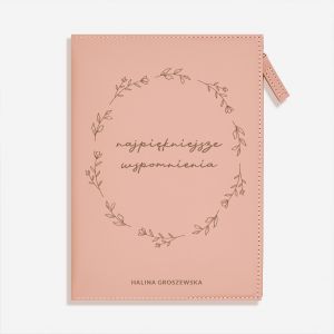 Notes na zamek WSPOMNIENIA prezent urodzinowy  notes na prezent prezent na urodziny dla kobiety