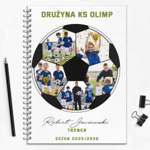 Notes personalizowany PREZENT DLA TRENERA PIKI NONEJ ze zdjciami notes z nadrukiem prezent dla mczyzny