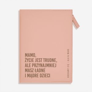 Notes z zamkiem PRZYDATNY PREZENT DLA MAMY personalizowany notes prezent na dzie matki