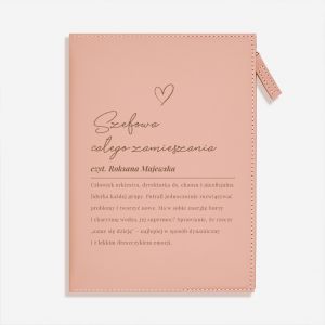 Personalizowany notes z zamkiem SZEFOWA ZAMIESZANIA prezent dla niej