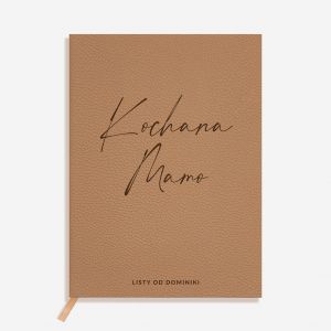 Notes ze zotymi brzegami LISTY DO MAMY prezent od dziecka