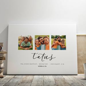 Obraz na Dzie Taty BOHATER 100x70cm