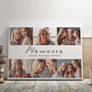 Obraz na ptnie KOLA dla mamy 70X50