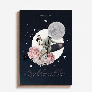 Oryginalna kartka lubna MIO ZAPISANA W GWIAZDACH