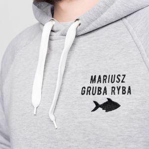 Personalizowana BLUZA Z RYB prezent dla wdkarza - M