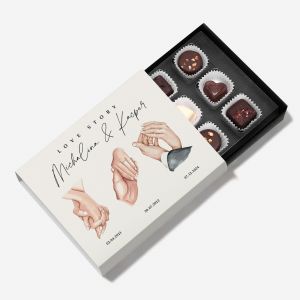 Personalizowana bombonierka na lub LOVE STORY