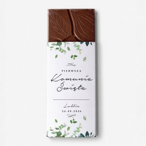 Personalizowana czekolada KOMUNIJNA prezent na komuni� czekolada na komuni� upominek na komuni�