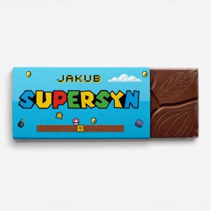 Personalizowana czekolada na Dzie� Dziecka SUPERSYN 