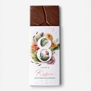 Personalizowana czekolada na Dzie� Kobiet 8 MARCA czekoladka na dzie� kobiet upominek na dzie� kobiet