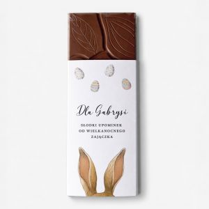 Personalizowana czekolada wielkanocna PREZENT NA ZAJ�CA s�odycze na wielkanoc prezent na wielkanoc dla dzieci