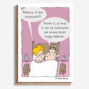 Personalizowana KARTKA DLA DOKTORANTA A4