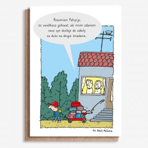 �mieszna kartka DLA MAMY mi�o�niczki gotowania A4