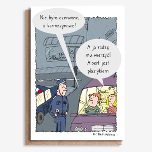 Personalizowana KARTKA DLA PLASTYKA A4