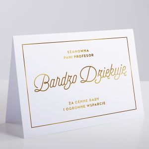 Personalizowana KARTKA DLA PROMOTORA ze zoceniem kartka z podzikowaniem podzikowanie dla promotora
