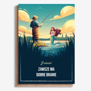 Personalizowana kartka DLA W�DKARZA - A4