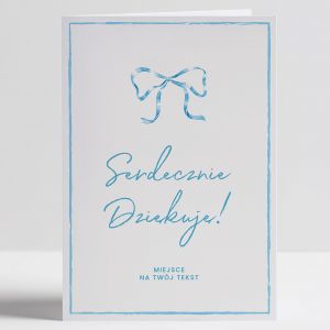 Personalizowana kartka DZIKUJ