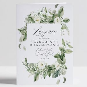 Personalizowana KARTKA NA BIERZMOWANIE